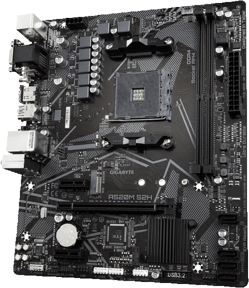   Gigabyte A520M S2H V1.3 Socket AM4
