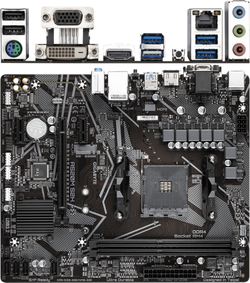   Gigabyte A520M S2H V1.3 Socket AM4