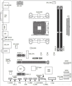   Gigabyte A520M S2H V1.3 Socket AM4