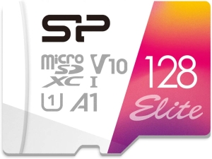   microSD 128GB Silicon Power Elite A1 microSDXC Class 10 UHS-I U3 100 Mb/s (SD )