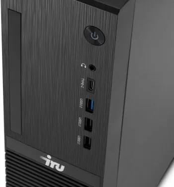   IRU 310SC SFF i3 12100 (3.3) 8Gb SSD256Gb UHDG 730 Windows 11 Professional GbitEth 200W 