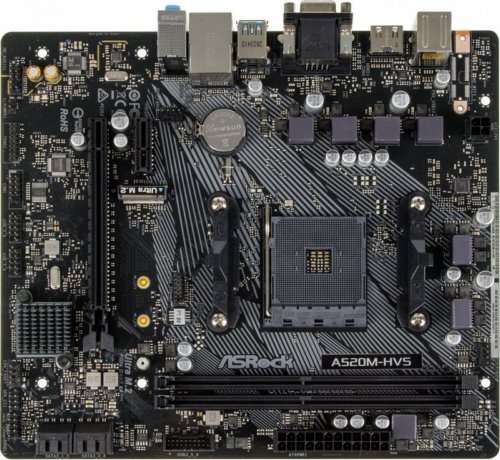   Asrock A520M-HVS Socket AM4