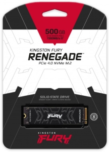  SSD Kingston 500Gb M.2 Fury Renegade <SFYRS/500G> (PCI-E 4.0 x4, up to 7300/3900Mbs, 9000