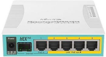  10/100/1000M 5PORT HEX POE RB960PGS MIKROTIK
