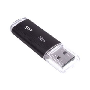   32Gb Silicon Power Ultima U02 (SP032GBUF2U02V1K), USB2.0, Black