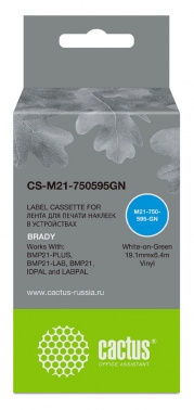   Cactus CS-M21-750595GN   Brady BMP21-PLUS, BMP21-LAB