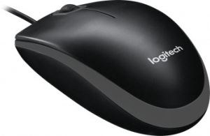  910-003357 Logitech Mouse B100 Black USB