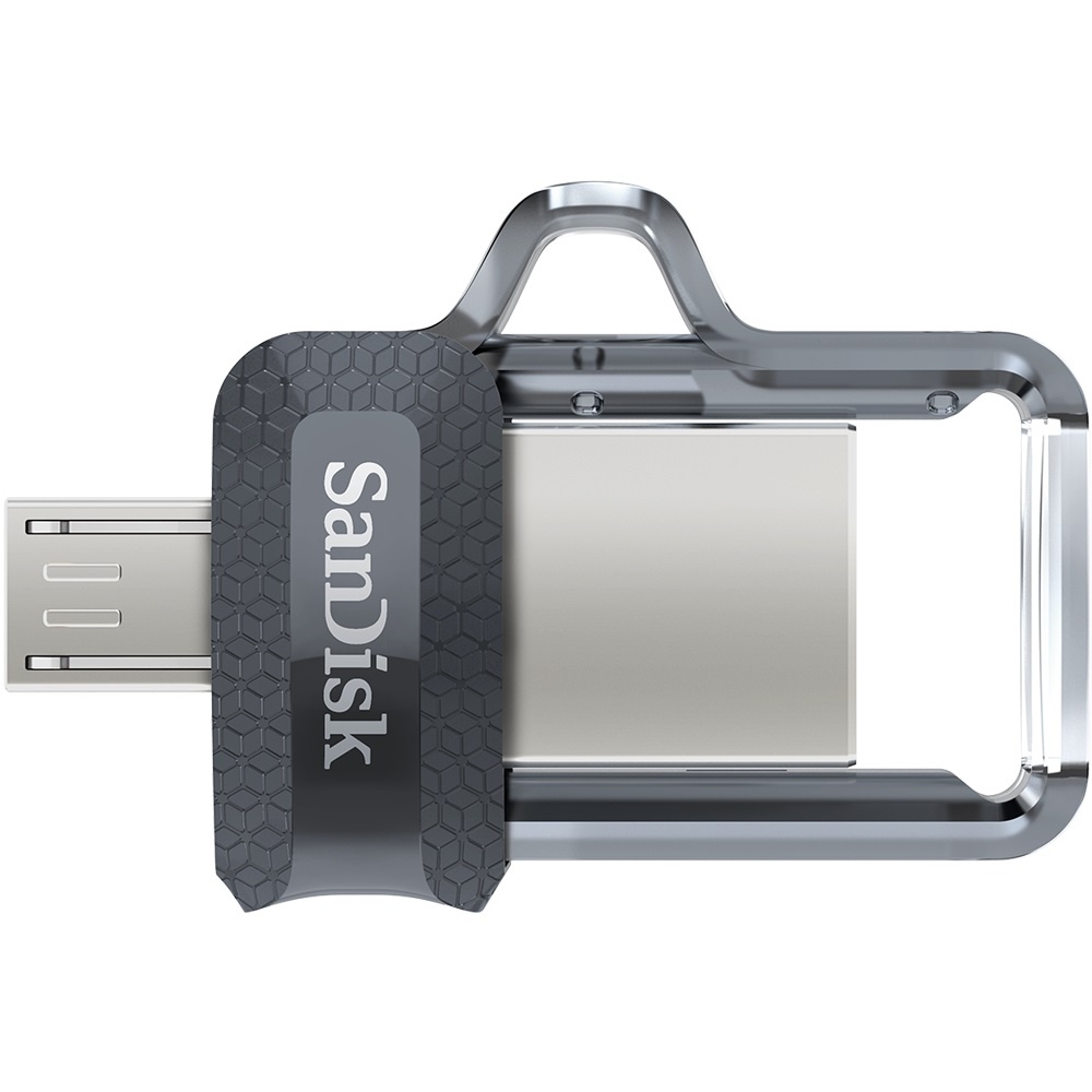 Флеш Диск 128GB SanDisk Ultra Android Dual Drive OTG, m3.0/USB 3.0, Black