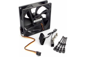  Gembird, 92x92x25, , 3 pin/4pin Molex,  30 
