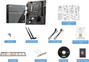   MSI PRO H610M-G WIFI DDR4 LGA1700