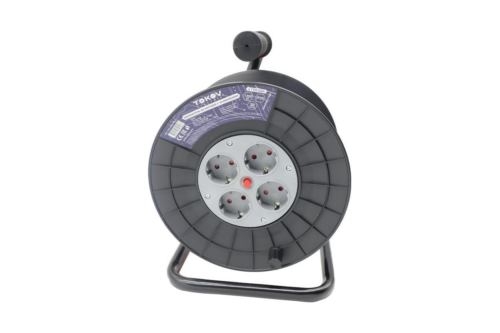 Удлинитель на катушке 4х30м с заземл. 6А IP20 3х0.75 TOKOV ELECTRIC TKE-SK30-075-Z