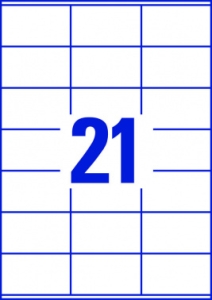  Avery Zweckform 3481 A4 70x41 21  /70/2/100./  . 
