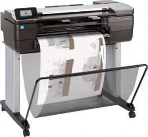  HP DesignJet T830 MFP (p/s/c, 24,4color,2400x1200dpi,1Gb,26spp(A1 drawingmode),USB/GigEth/W