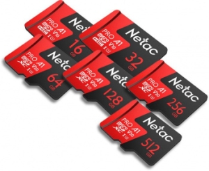   MicroSD card Netac P500 Extreme Pro 128GB, retail version w/o SD adapter