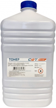 Тонер Cet CE38-K/CE38-D CET111068579 черный бутылка 579гр. (в компл.:девелопер) для принтера KONICA