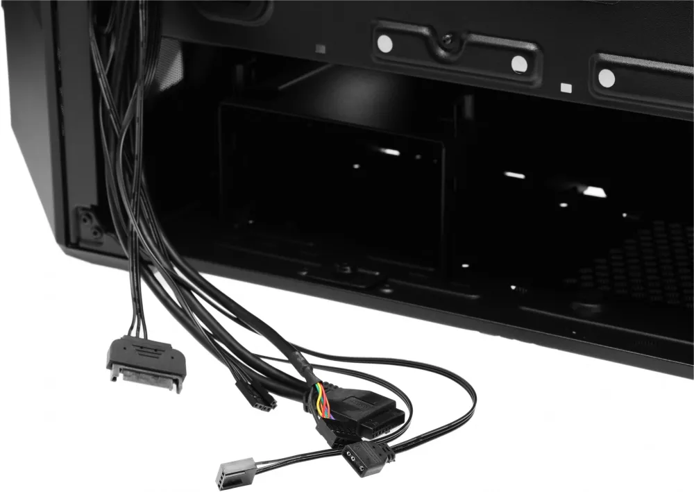 Cooler Master MasterCase TD300 Mesh, USB3.0x2, 2x120ARGBFans, Black, mATX, w/o PSU