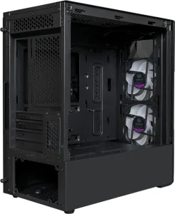  Cooler Master MasterCase TD300 Mesh, USB3.0x2, 2x120ARGBFans, Black, mATX, w/o PSU