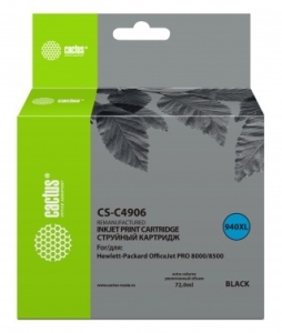   Cactus CS-C4906   940 HP OfficeJet PRO 8000/8500 (72ml)