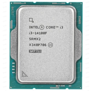  intel Core i3-14100F OEM  Soc-1700 (Raptor Lake, Intel 7, C4(0EC/4PC)/T8, Performance Base