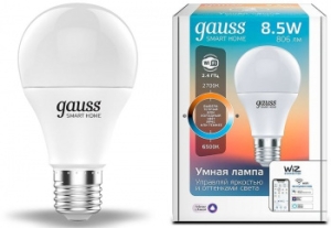   Gauss Smart Home DIM+CCT E27 A60 8.5  1/10/100