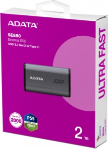  SSD ADATA 2Tb USB3.2  EXT. AELI-SE880-2TCGY