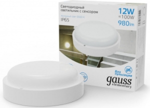  LED UNIVERSAL IP65 D160*53 12W 980lm 6500K   c   1/40 | 126411312-S