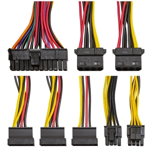   550W ExeGate Special UNS550, ATX, PC, 12cm fan, 24p+4p, 6/8p PCI-E, 3*SATA, 2*IDE, FDD 