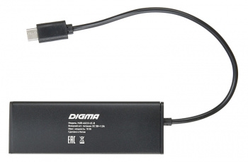  USB-C Digma HUB-4U2.0-UC-B 4. 