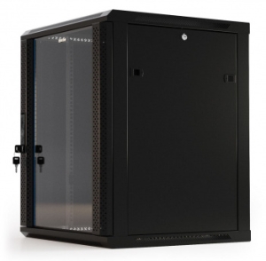   Hyperline TWB-1866-GP-RAL9004 19- (19), 18U, 908x 600 600,  
