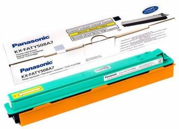 Тонер-картридж Panasonic KX-FATY508A7 желтый для Panasonic KX-MC6020RU
