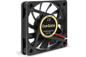  24 DC ExeGate EX06010S2P-24 (60x60x10 , Sleeve bearing ( ), 2pin, 3