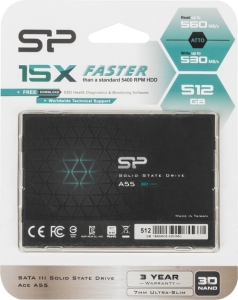  SSD SILICON POWER Ace A55 SP512GBSS3A55S25 512, 2.5, SATA III