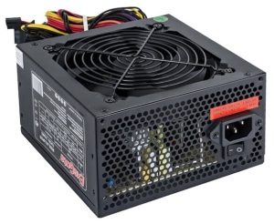   650W ExeGate XP650, ATX, PC, black, 12cm fan, 24p+4p, 6/8p PCI-E, 3*SATA, 2*IDE, FDD + 