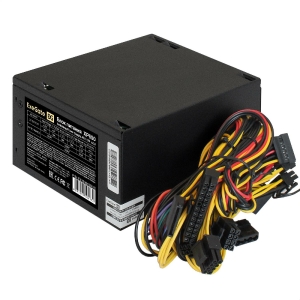   650W ExeGate XP650, ATX, PC, black, 12cm fan, 24p+4p, 6/8p PCI-E, 3*SATA, 2*IDE, FDD + 