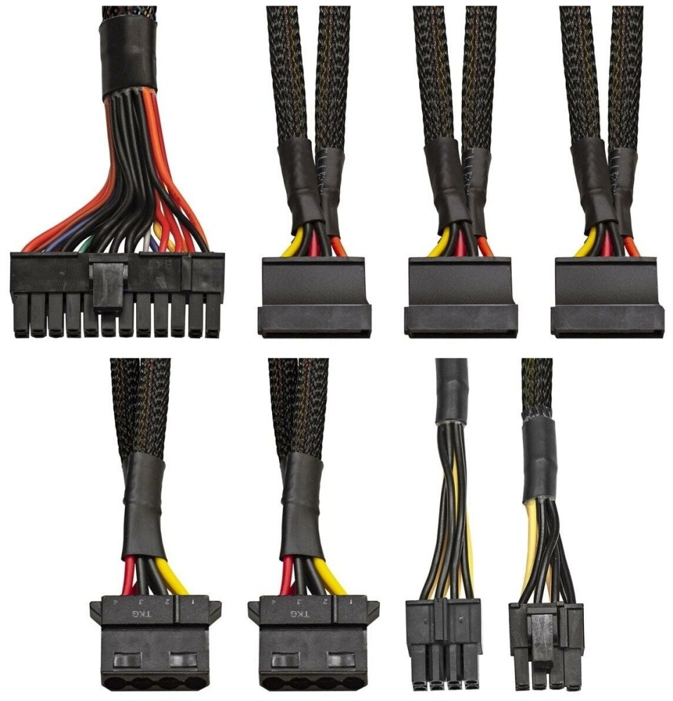   650W ExeGate XP650, ATX, PC, black, 12cm fan, 24p+4p, 6/8p PCI-E, 3*SATA, 2*IDE, FDD + 