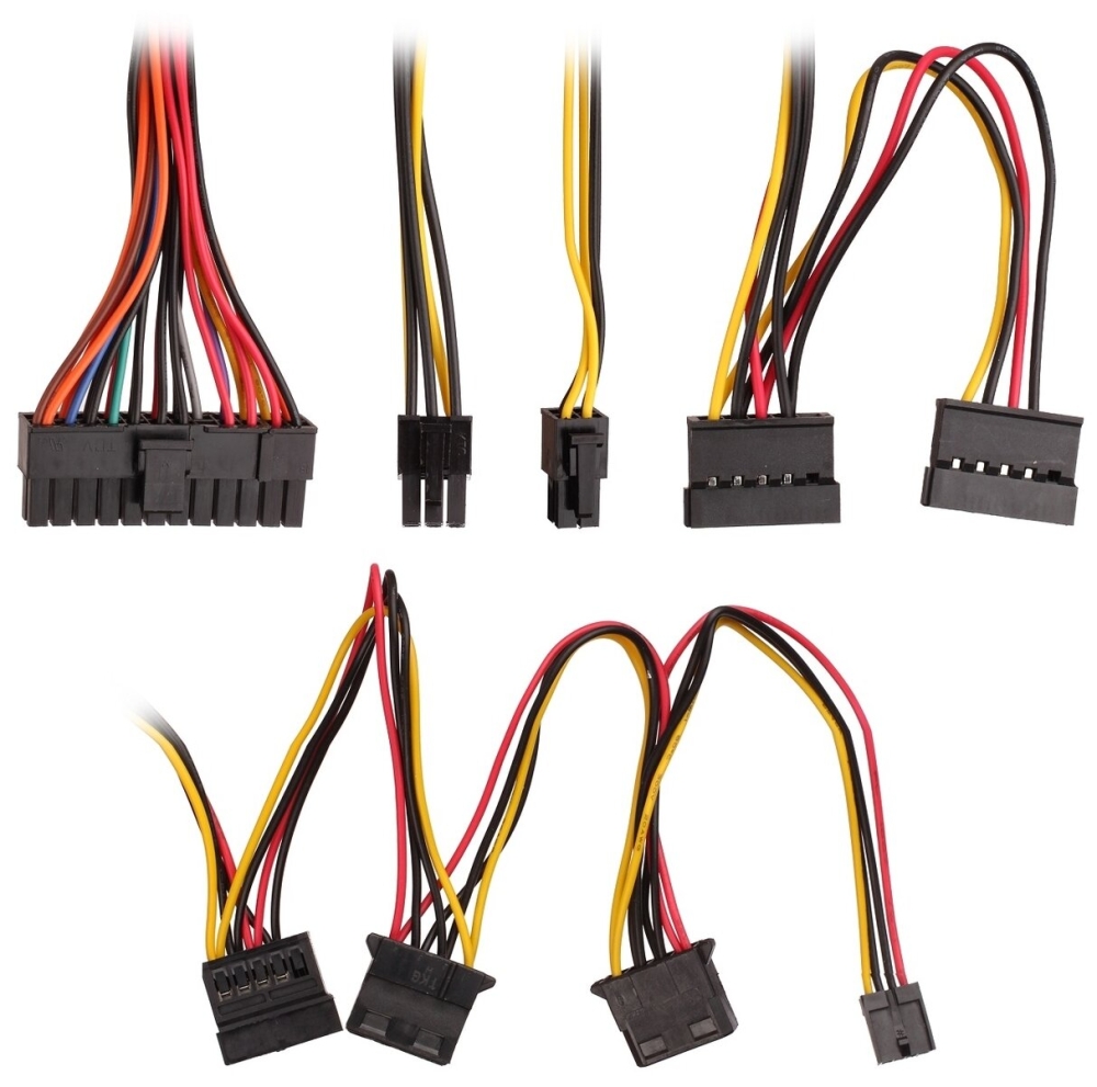   650W ExeGate XP650, ATX, PC, black, 12cm fan, 24p+4p, 6/8p PCI-E, 3*SATA, 2*IDE, FDD + 