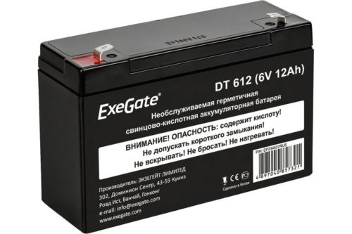  ExeGate EP234537RUS DT 612/EXG6120 (6V 12Ah)  F1