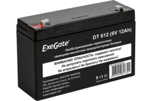  ExeGate EP234537RUS DT 612/EXG6120 (6V 12Ah)  F1