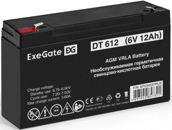  ExeGate EP234537RUS DT 612/EXG6120 (6V 12Ah)  F1