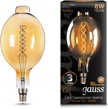  . Gauss Filament Vintage 8 .:E27  220B 2400K .... (.:1) (152802