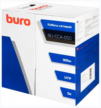   Buro BU-CCA-050 UTP 4  cat5E solid 0.50 CCA 305 