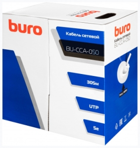   Buro BU-CCA-050 UTP 4  cat5E solid 0.50 CCA 305 