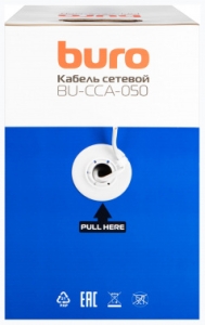   Buro BU-CCA-050 UTP 4  cat5E solid 0.50 CCA 305 