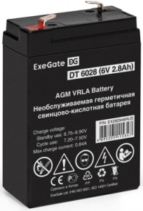  ExeGate DT 6028 (6V 2.8Ah),  F1
