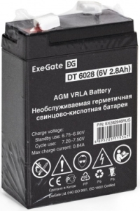  ExeGate DT 6028 (6V 2.8Ah),  F1