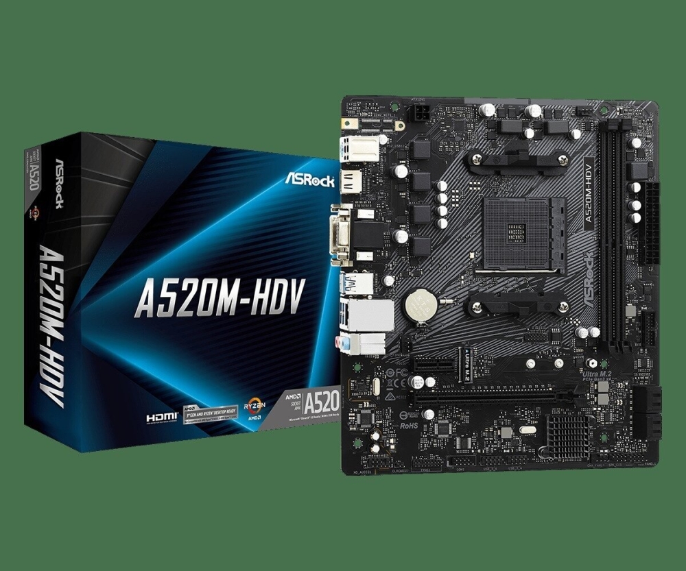   Asrock A520M-HDV Socket AM4
