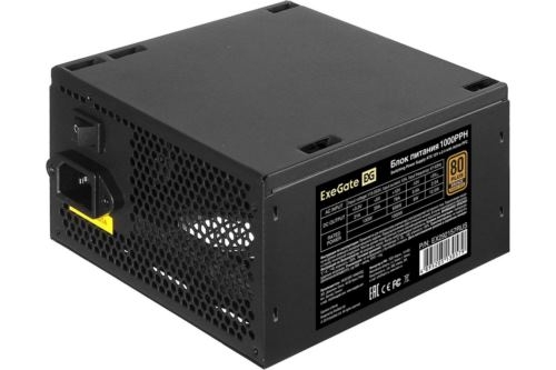   1000W ExeGate 80 PLUS Bronze 1000PPH-OEM (ATX, APFC, SC,  89% (80 PLUS Bronze), 12c