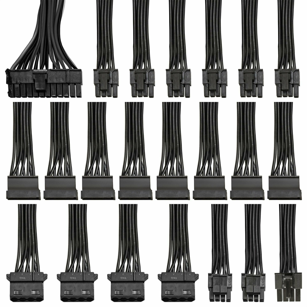   1000W ExeGate 80 PLUS Bronze 1000PPH-OEM (ATX, APFC, SC,  89% (80 PLUS Bronze), 12c