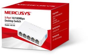  Mercusys MS105, 5  Ethernet 100 /