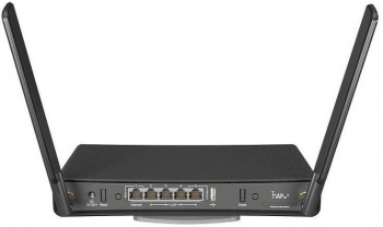   MikroTik hAP ac3 with 4-core 716 MHz CPU, 256MB RAM, 5 x Gigabit LAN (PoE